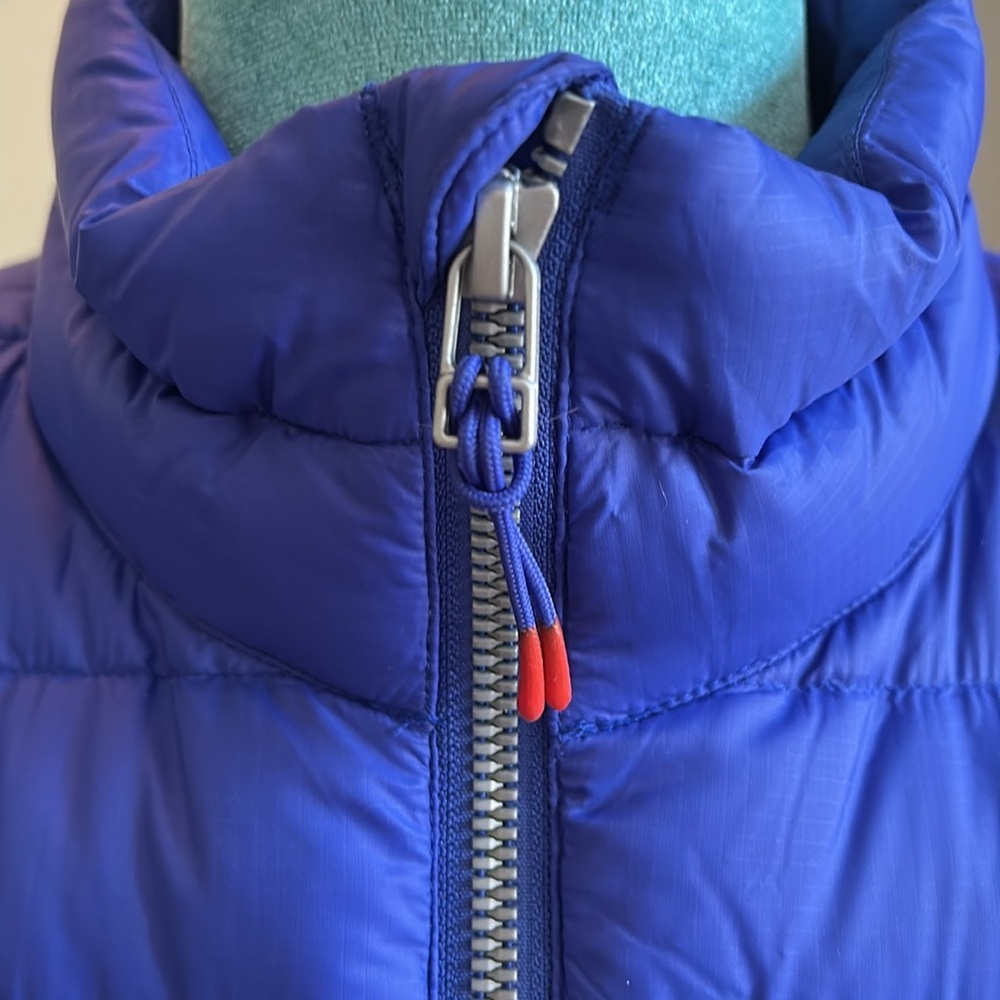 cotopaxi Royal Blue Puffer Vest with Black and Red Stripe - Picture 3 of 9